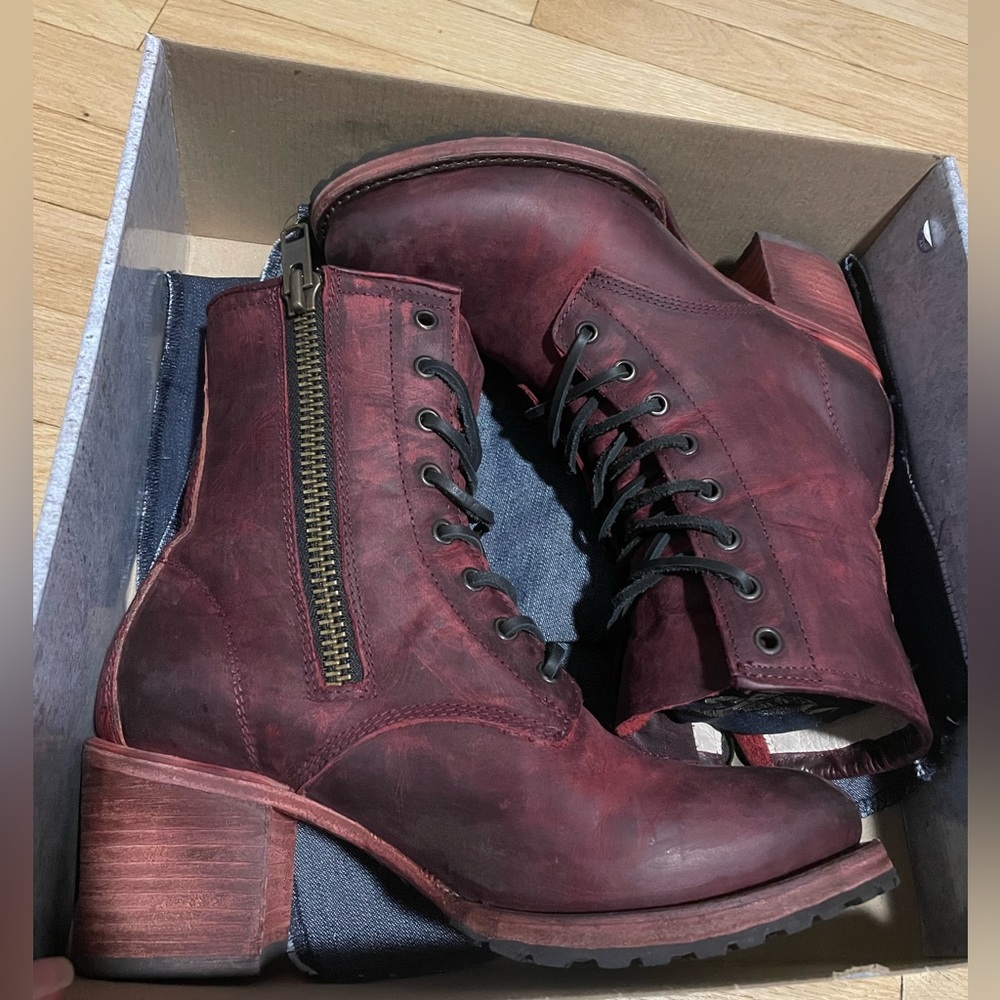 Freebird Handcrafted Leather Cavalier Boots Women’s Size 10